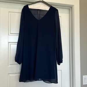 Navy blue dress